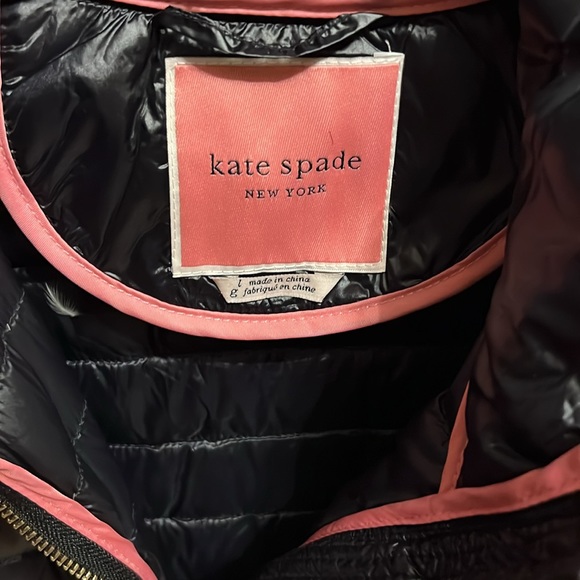 Kate Spade black puffer jacket - Picture 4 of 6